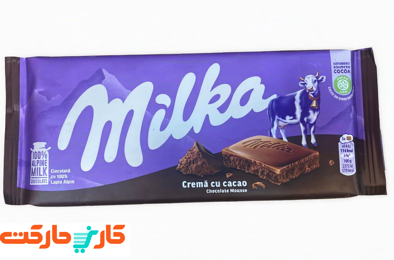شکلات شیری میلکا دسر شکلاتی 100 گرمی (Milka)