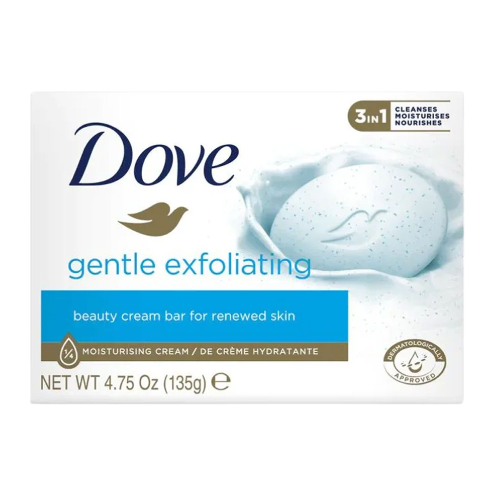 dove-gentle-exfoliating-beauty-cream-bar-135gr-f صابون داو لایه بردار 135 گرم Dove - Image 1