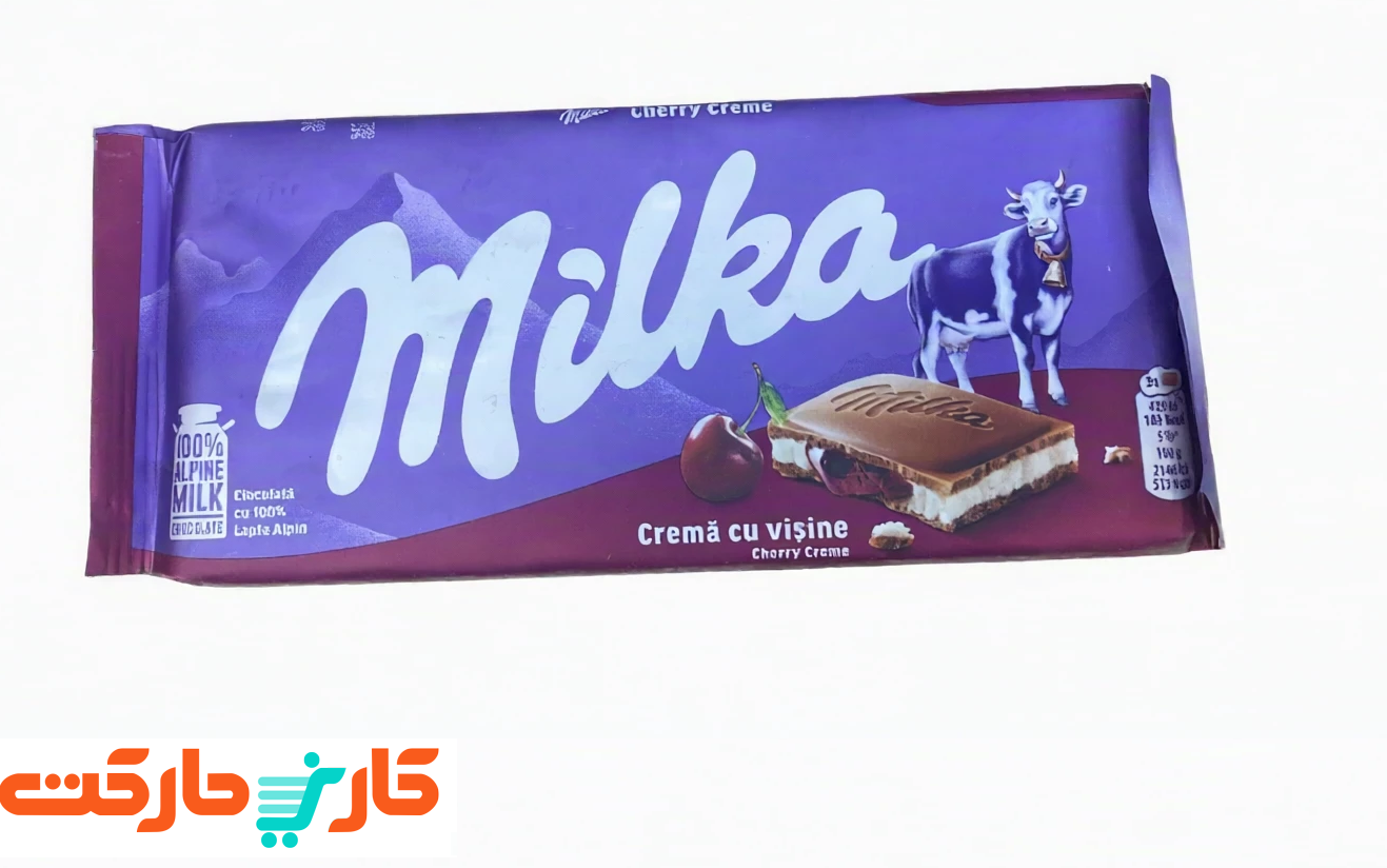 شکلات آلبالو میلکا 100 گرم Milka