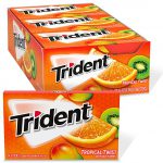 بسته 12 عددی آدامس تریدنت استوایی  Trident Tropical Twist