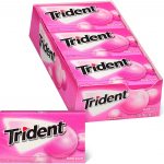 بسته 12 عددی آدامس تریدنت بادکنکی Trident Bubblegum