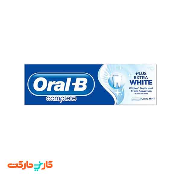 خمیردندان سفید کننده پلاس Plus Exra White اورال بی Oral-B