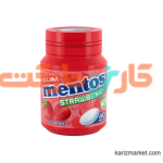 آدامس بدون شکر توت فرنگی منتوس (MENTOS) 56 گرم 40 عددی
