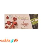 شکلات دوبی صورتی پاریس 100 گرم (کنافه و کره پسته)