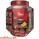 قهوه فوری 3 در یک تیمز بسته 40 عددی به همراه فنجان Tim's