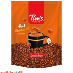 قهوه فوری چهار در یک کارامل تیمز بسته 20 عددی Tim's