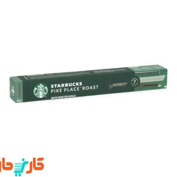 کپسول قهوه پایک پلیس رست استارباکس STARBUCKS Pike Plalace Roast