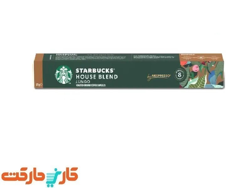 1 کپسول قهوه هاوس بلند لانگو استارباکس STARBUCKS House Blend Lungu - Image 1