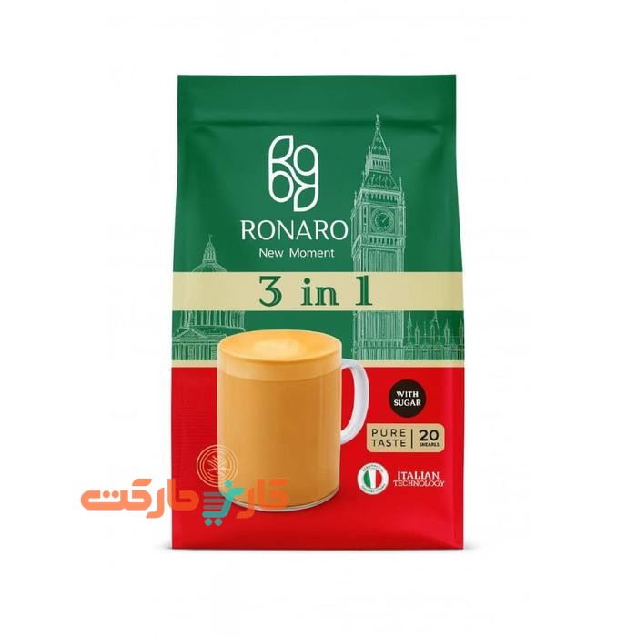 کافی میکس 3 در 1 کلاسیک رونارو بسته 20 عددی (Ronaro 3in1)