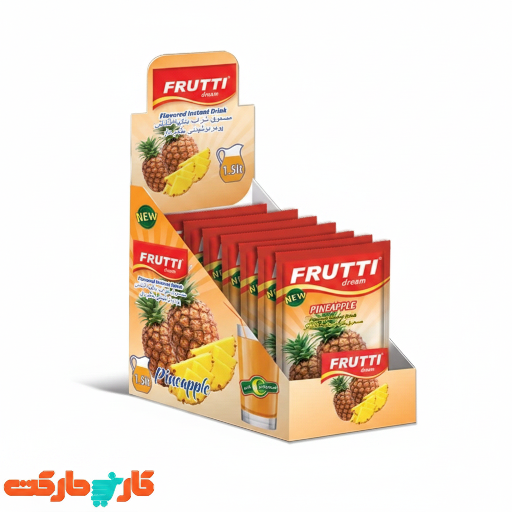 پودر شربت آناناس فروتی دریم 24 عددی Frutti Dream