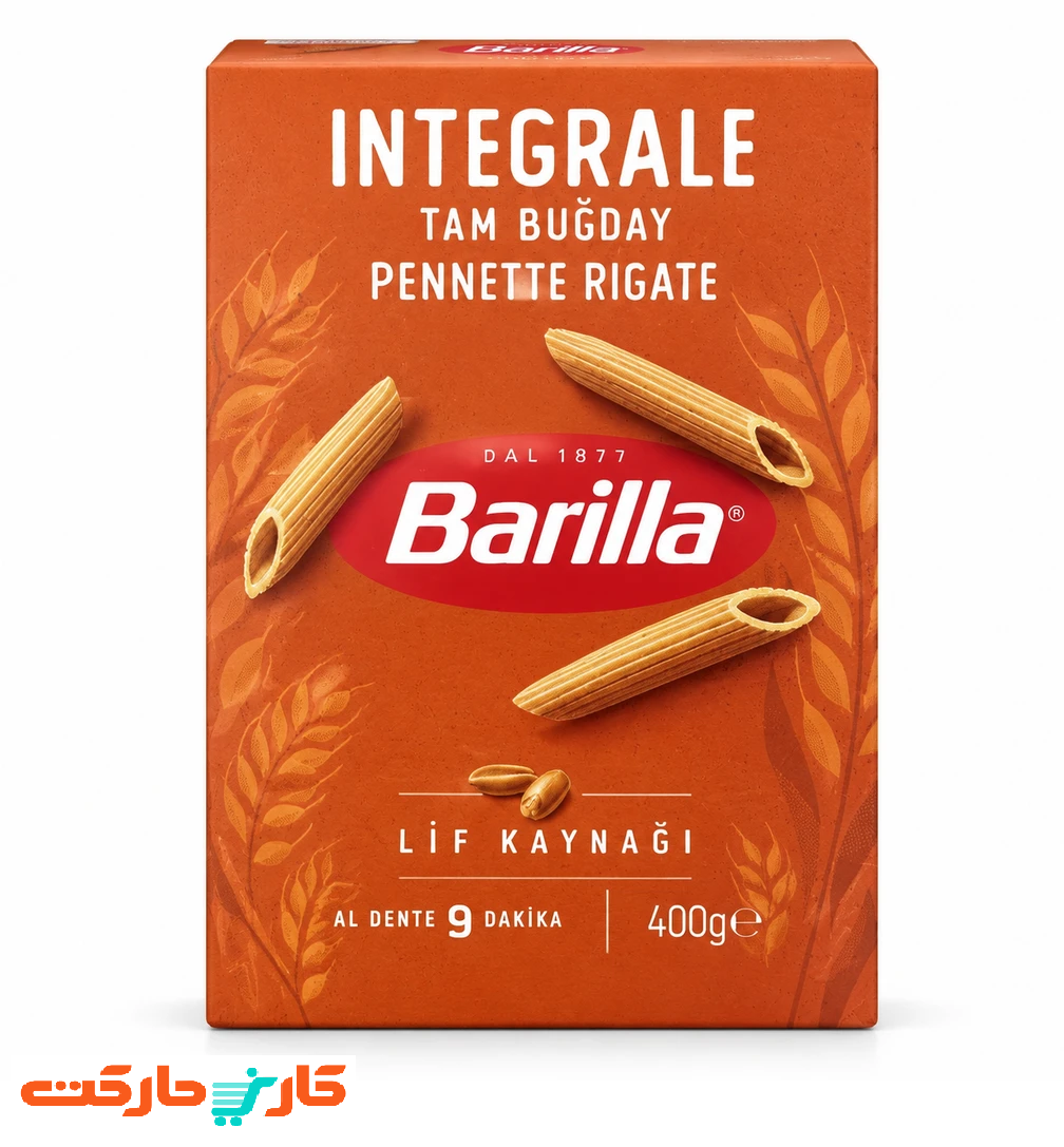 پاستا پنه ریگاته سبوسدار باریلا 400 گرم Barilla