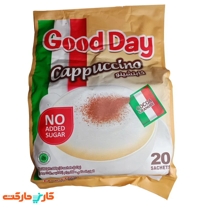 کاپوچینو رژیمی گوددی 20 تایی Good Day cappuccino