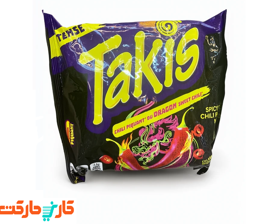 نودل تاکیس مدل Dragon Sweet Chili – انفجار طعم تند و شیرین!
