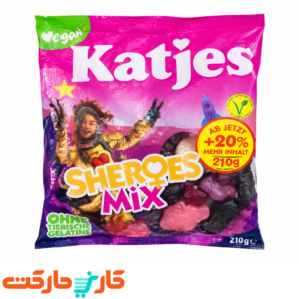 پاستیل فضانورد کاتیس 200 گرم Katjes Sheros Mix