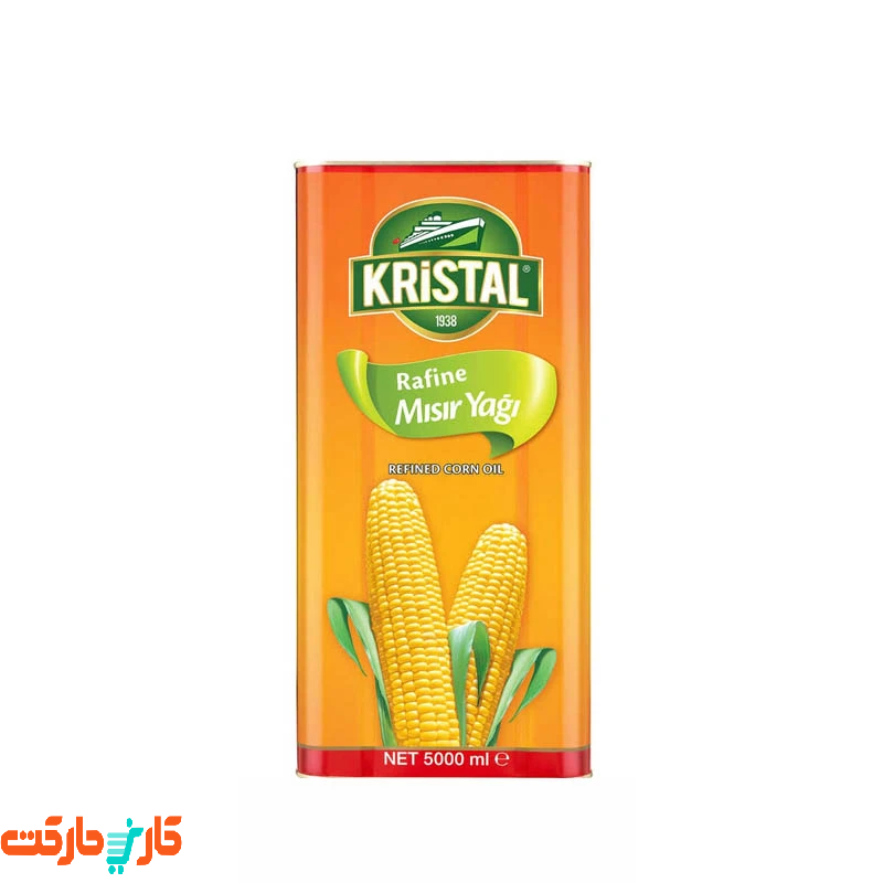 روغن ذرت کریستال 5 لیتر KRISTAL