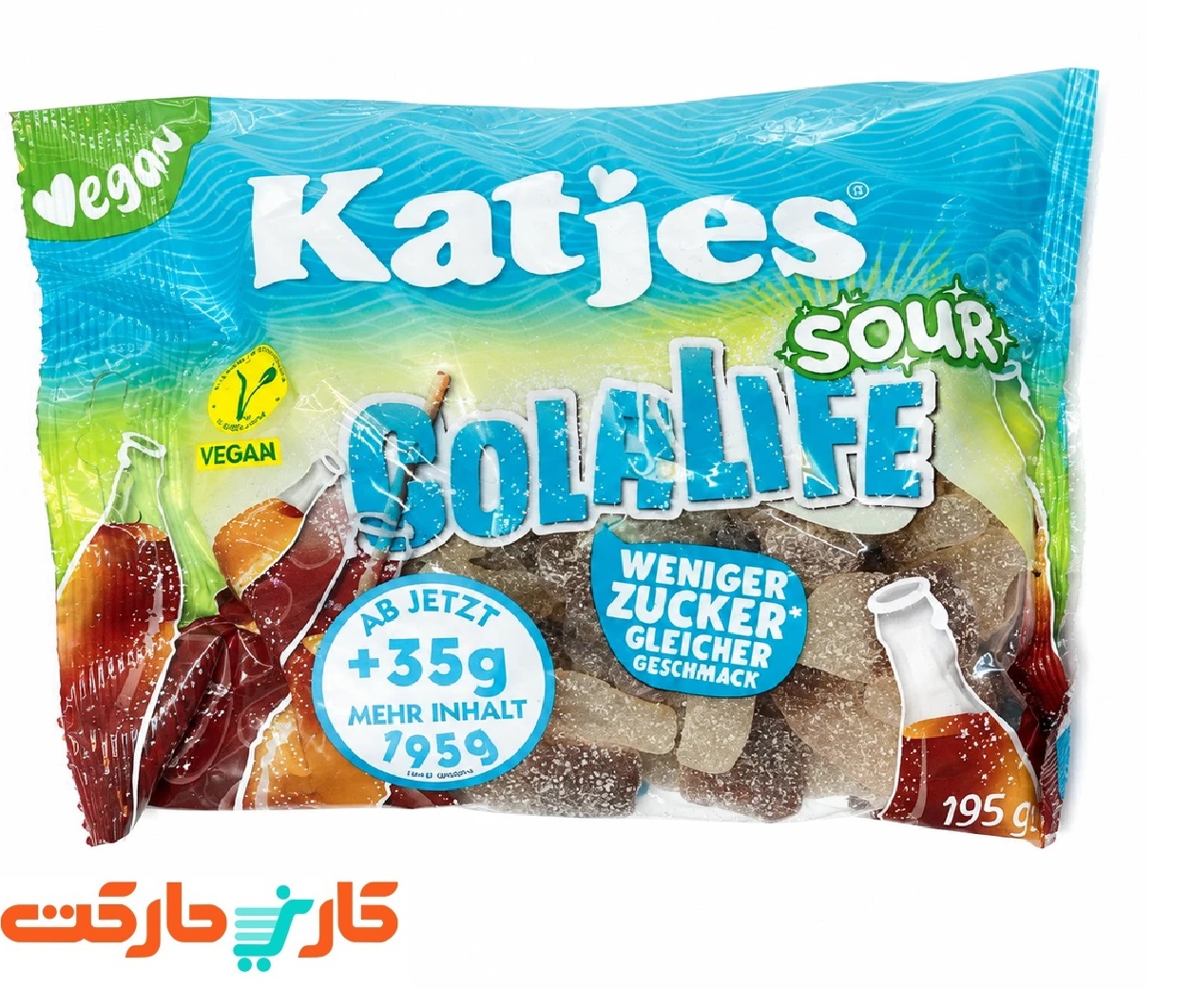 پاستیل ترش کولا کاتیس (Katies) Cola Life Sour